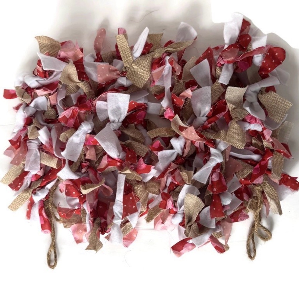Valentine’s Day Fabric Garland Set of 2